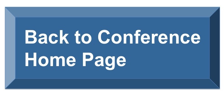 Image of a button with the text back to conference home page white on blue